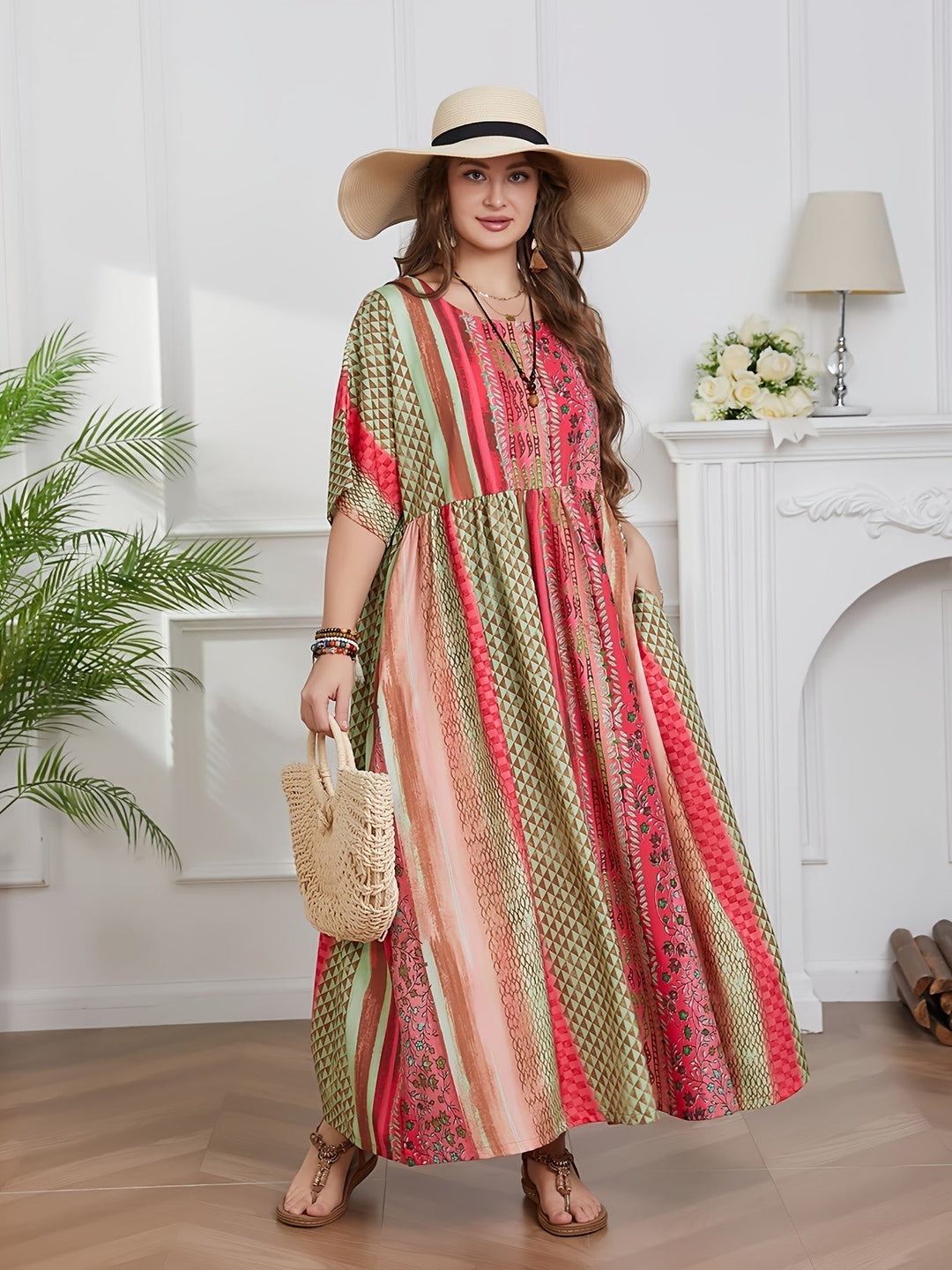 Sienna™ - Ethnic Maxi Dress