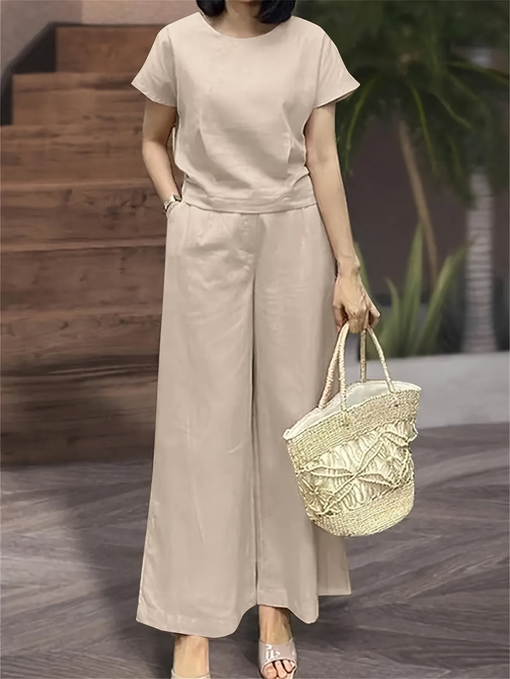 Nadia™ - Pocket Wide Leg Set