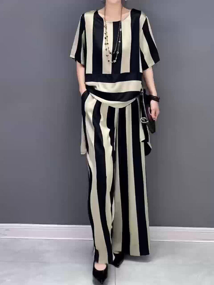 Sasha™ - Stripe Flared Set