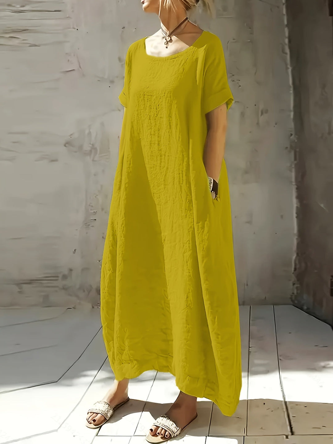 Tessa™ - Drop-Shoulder Maxi Dress