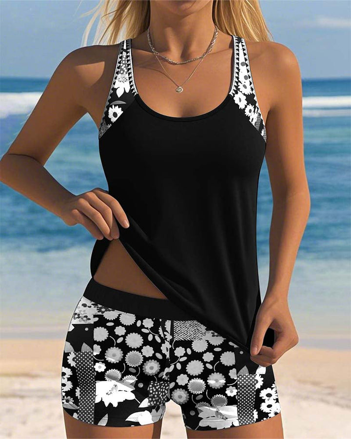Nanet - Classic Tankini Shorts Set