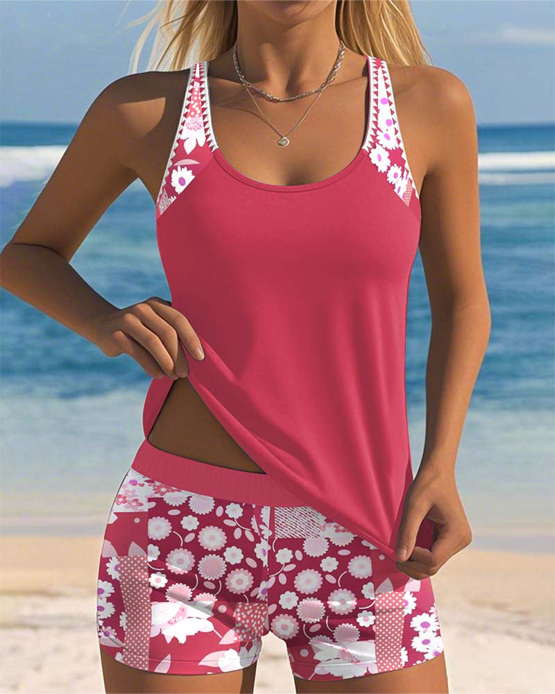 Nanet - Classic Tankini Shorts Set