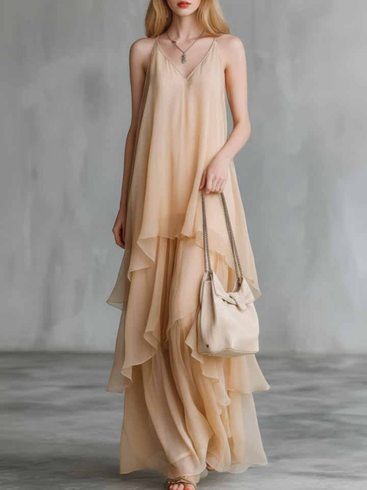 Lyra™ - Spaghetti Strap Layer Dress