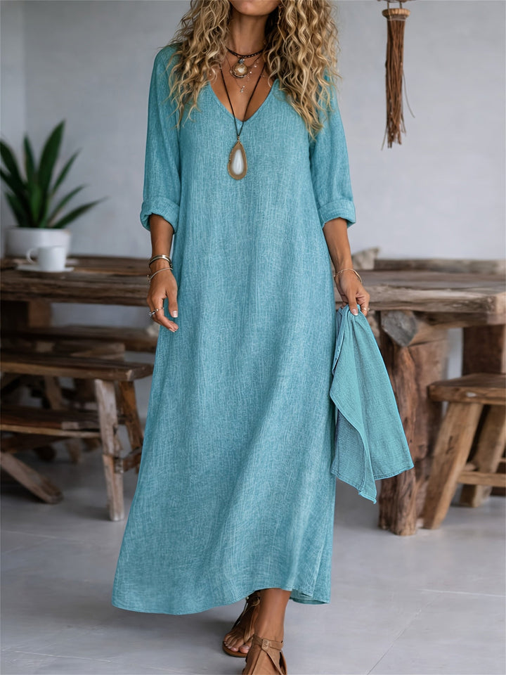 Sorella™ - Relaxed V-Neck Maxi Dress