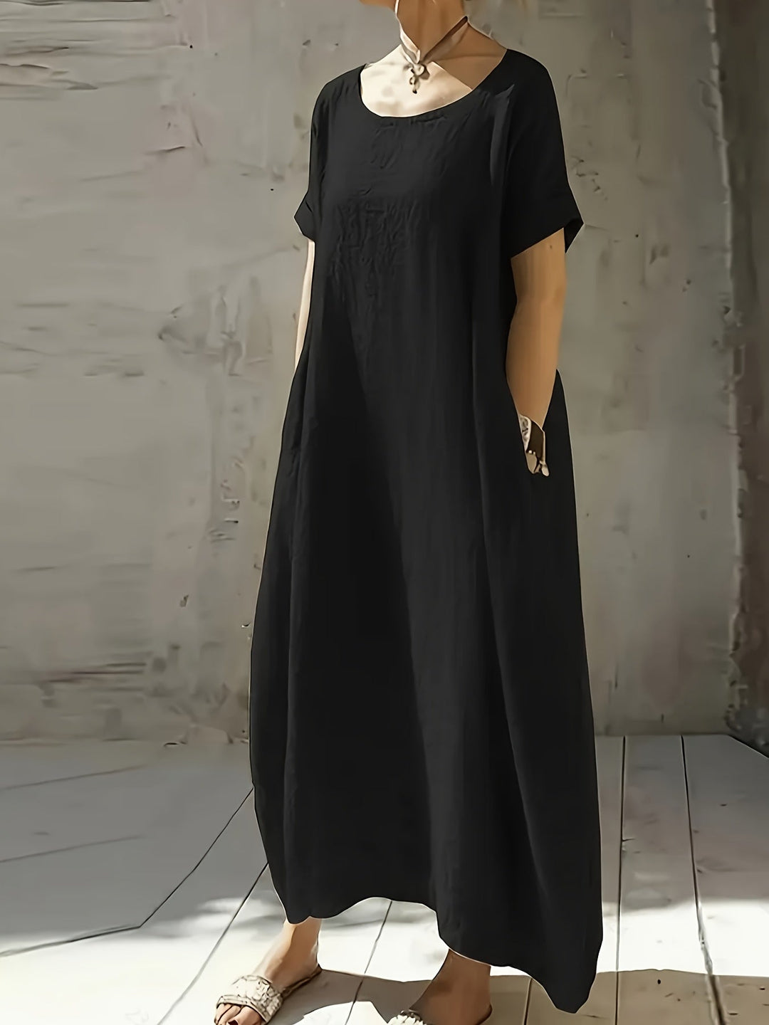 Tessa™ - Drop-Shoulder Maxi Dress