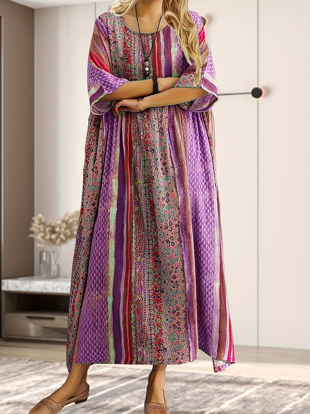 Sienna™ - Ethnic Maxi Dress