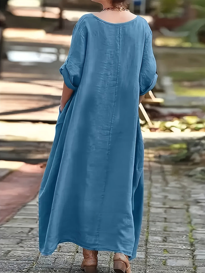 Lunessa™ - Relaxed Pocket Maxi Dress