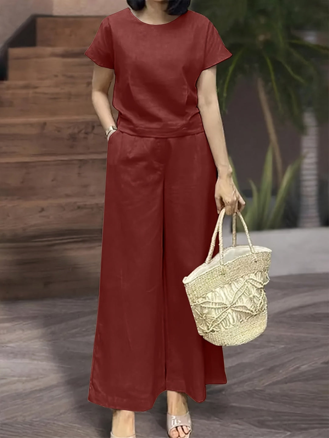 Nadia™ - Pocket Wide Leg Set