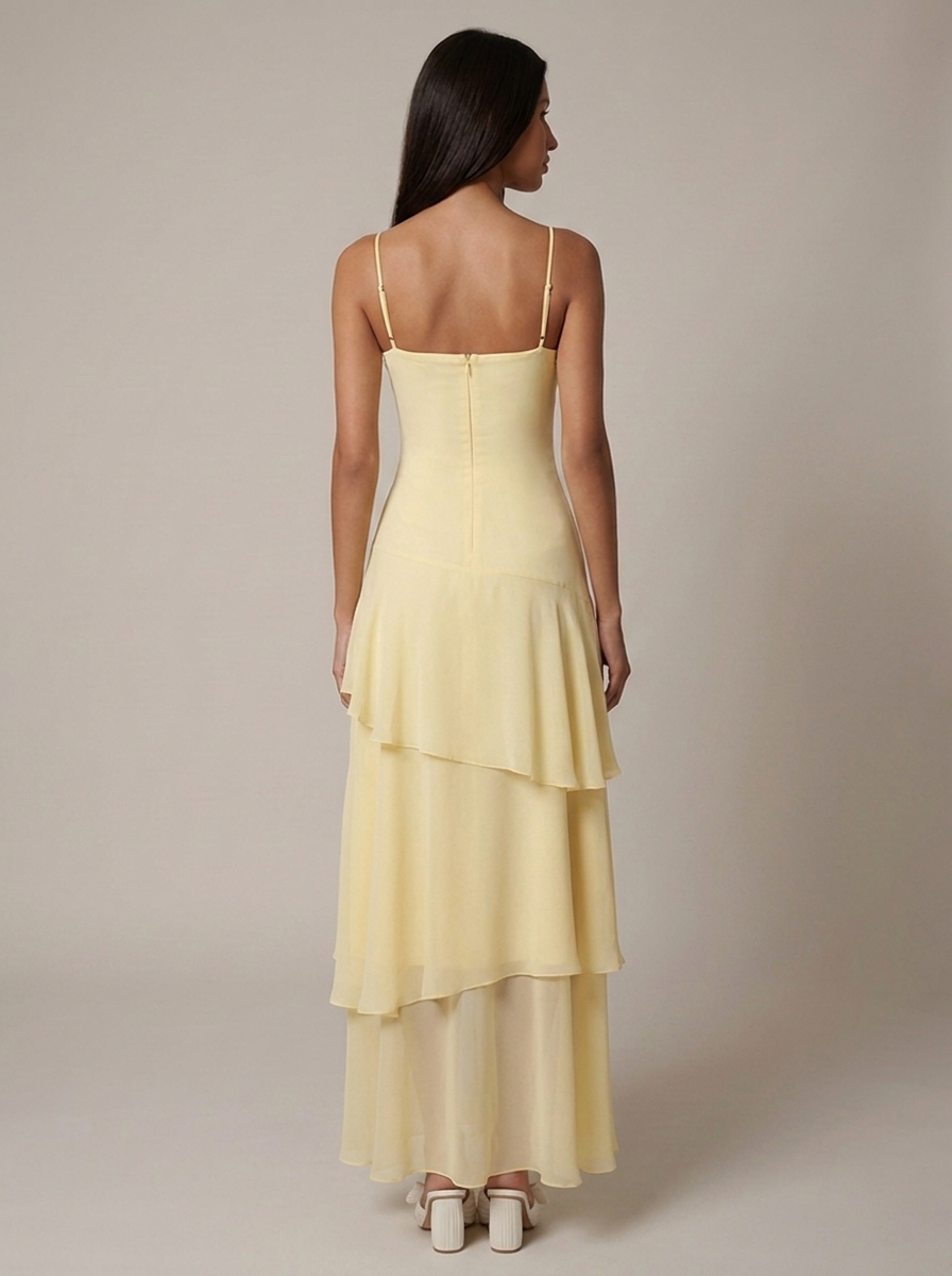Maria Maxi Ruffle Dress