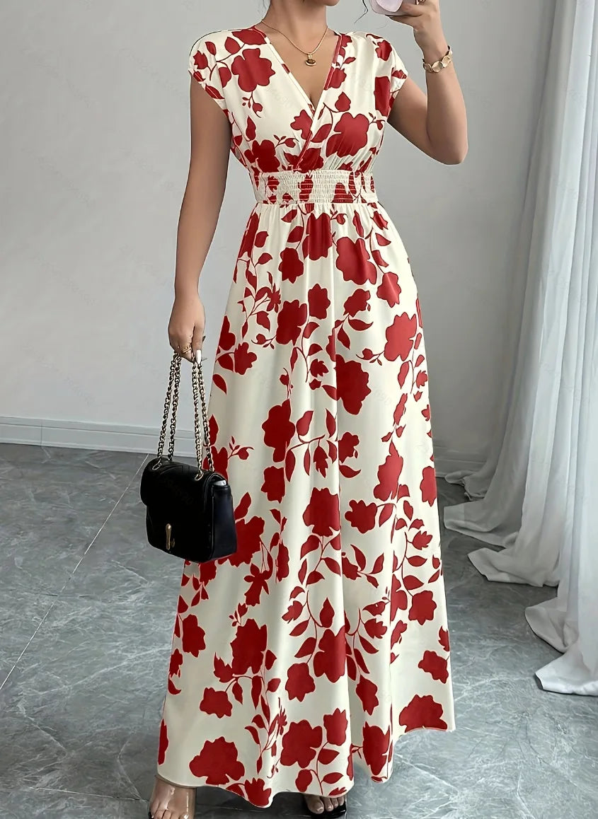 Flora™ - Floral Maxi Beach Dress