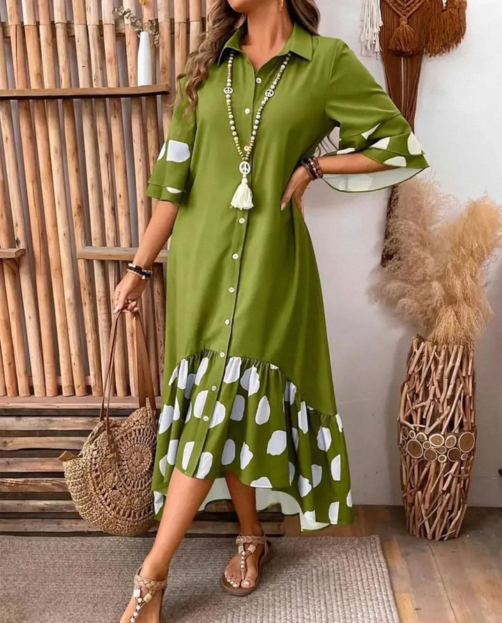 Dora™ - Polka Dot Flared Dress