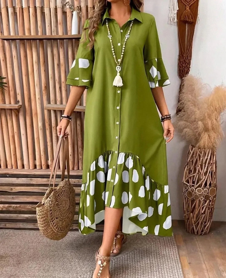 Dora™ - Polka Dot Flared Dress
