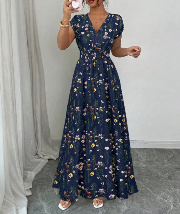 Flora™ - Floral Maxi Beach Dress