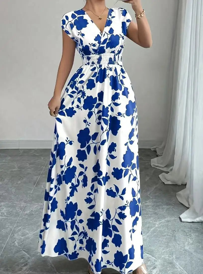 Flora™ - Floral Maxi Beach Dress