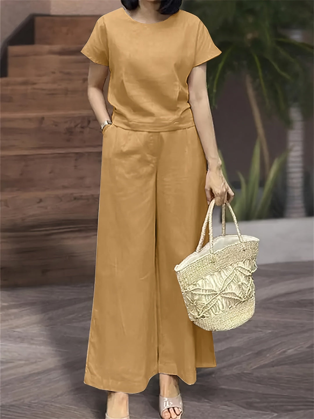 Nadia™ - Pocket Wide Leg Set