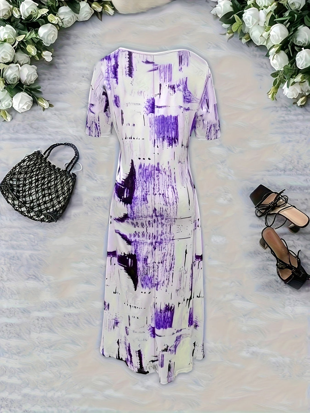 Arlisse™ - Artistic Flow Maxi Dress