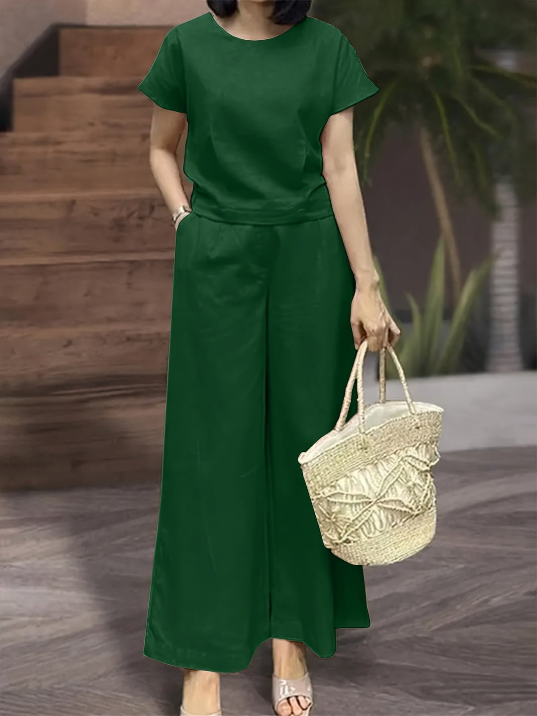 Nadia™ - Pocket Wide Leg Set