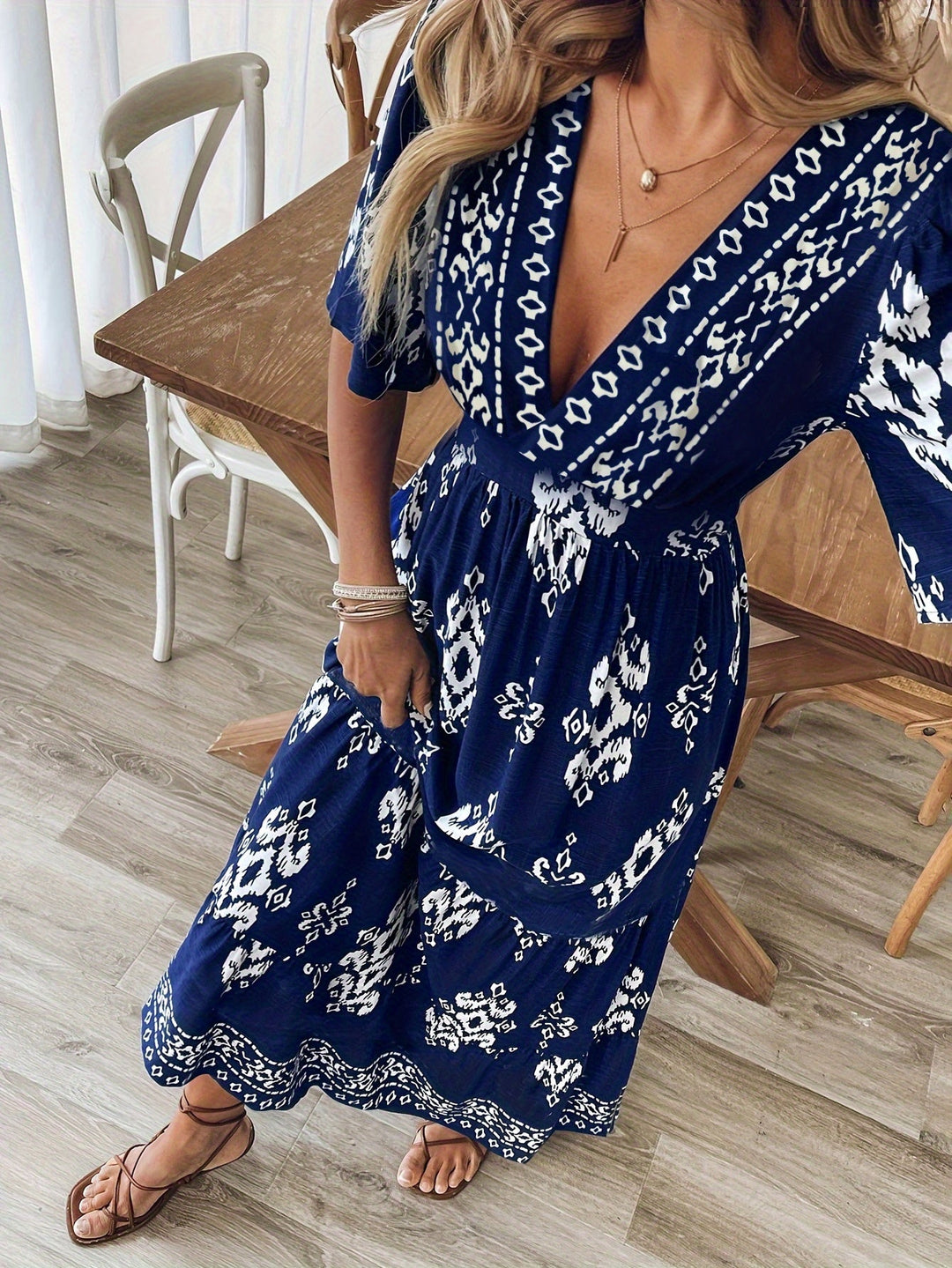 Eloria™ - Vintage Boho Maxi Dress